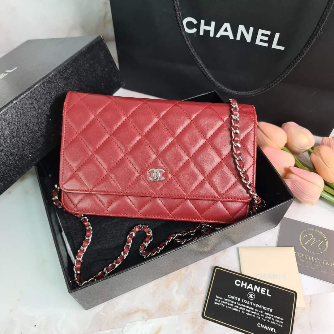 CHANEL Lambskin Wallet on Chain ( WOC ) - Marichelle's Empire 