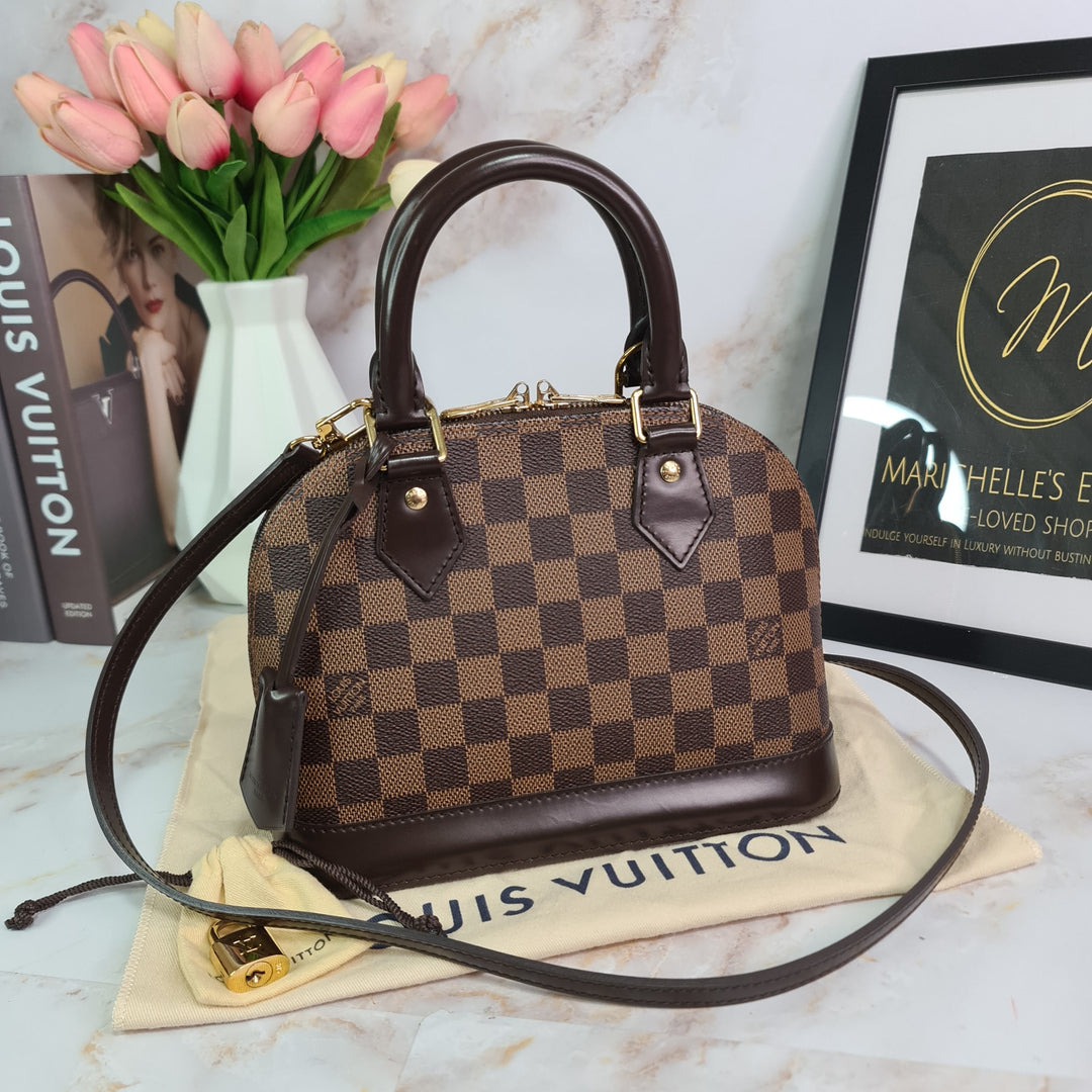 LOUISVUITTON Damier Ebene Alma BB - Marichelle's Empire 