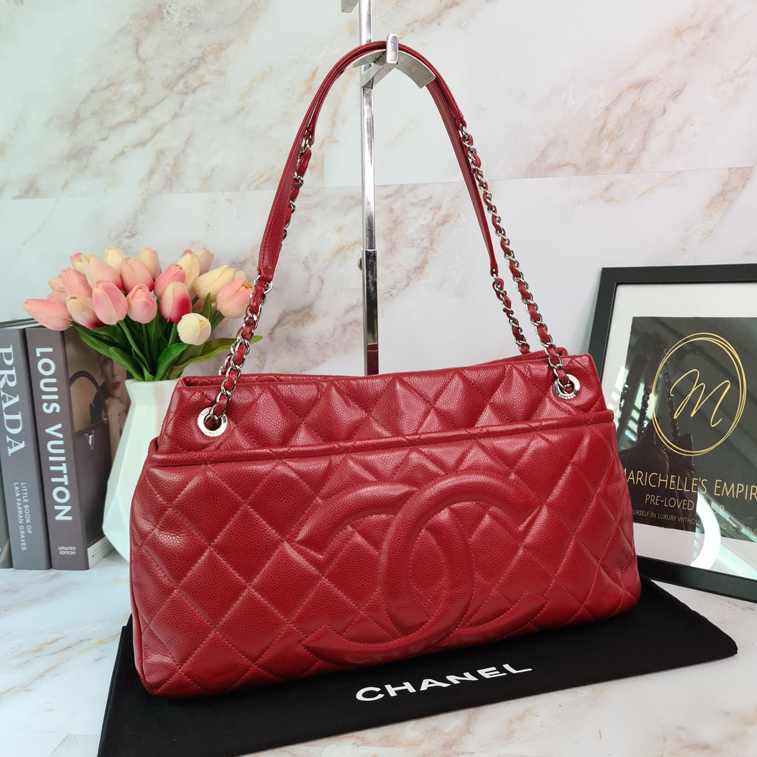 CHANEL Caviar Timeless Tote Bag - Marichelle's Empire 