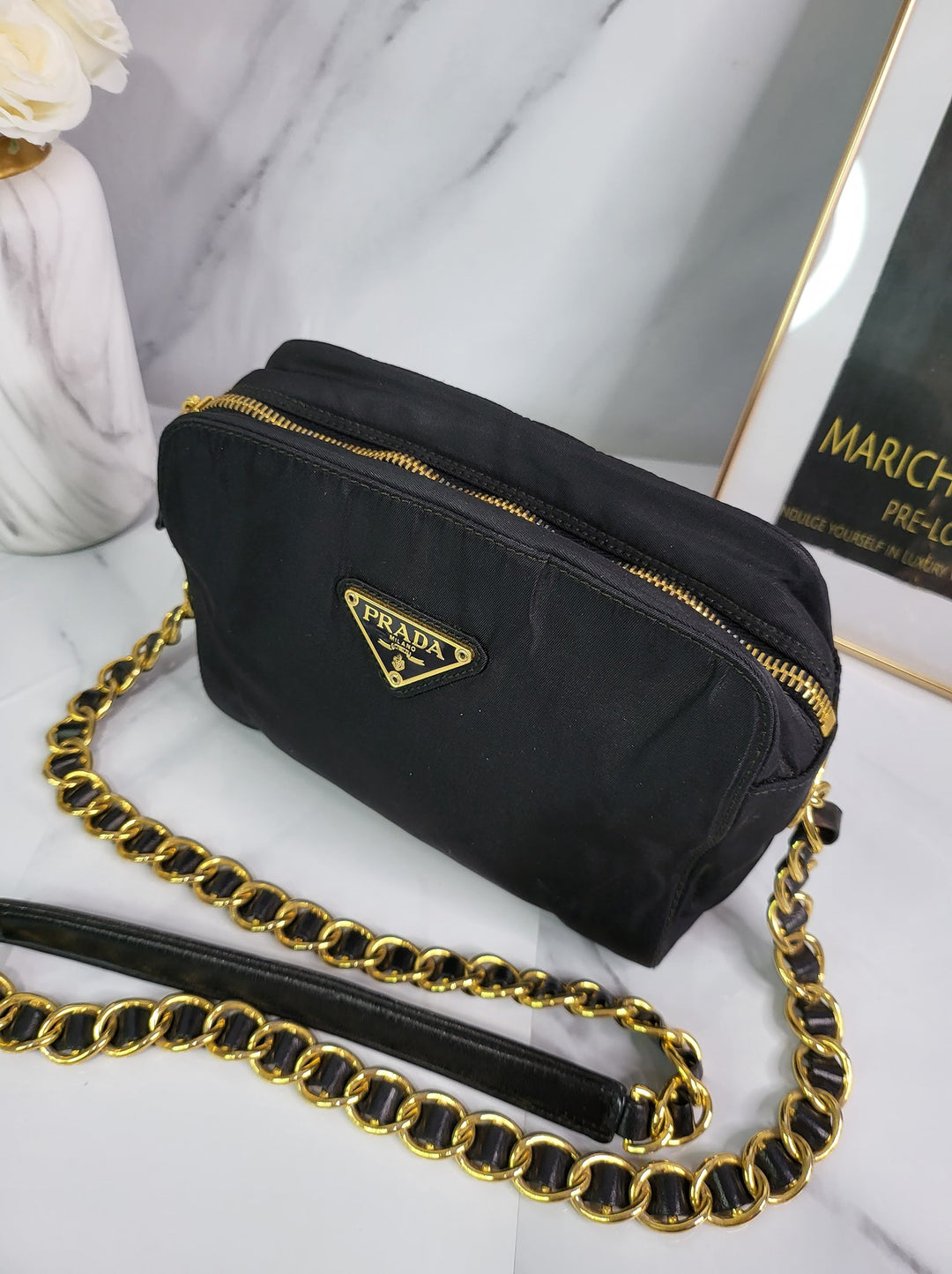 Vintage P R A D A Borsa Crossbody - Marichelle's Empire 