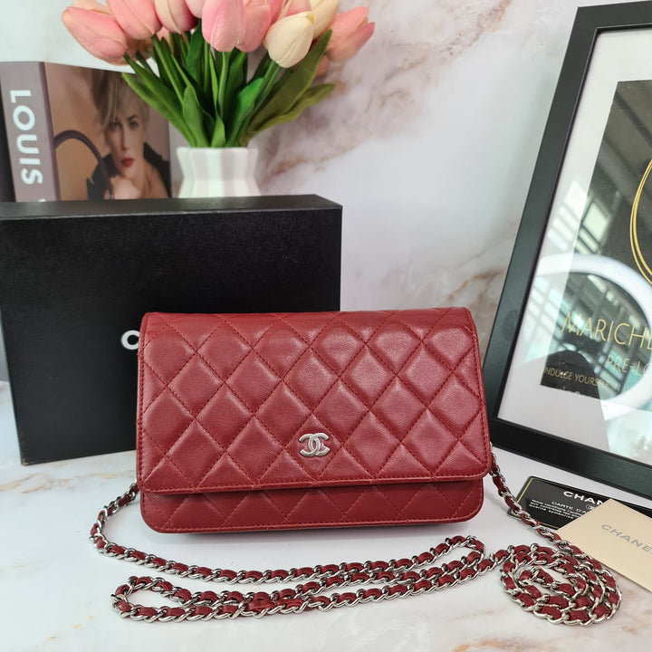 CHANEL Lambskin Wallet on Chain ( WOC ) - Marichelle's Empire 