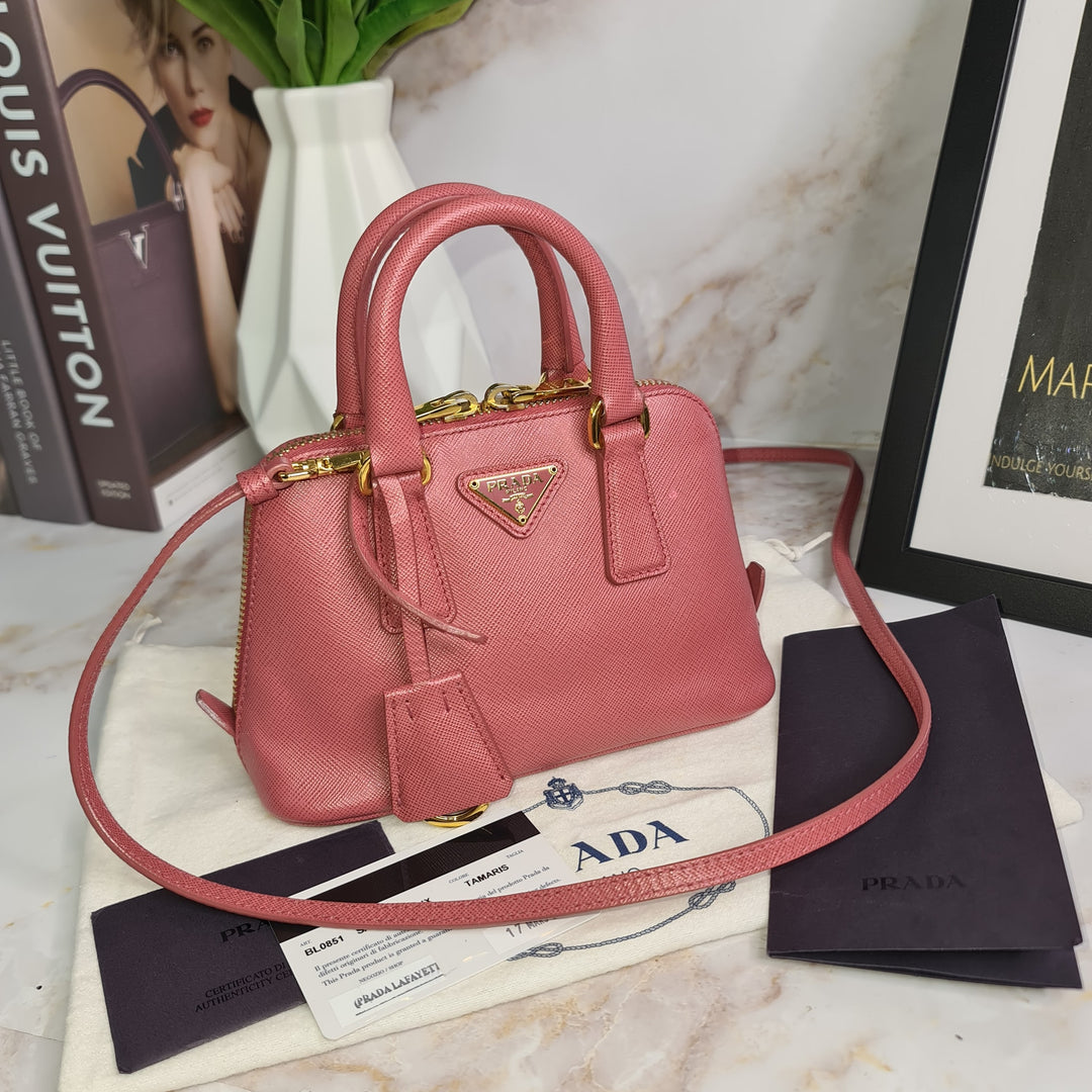 PRADA  Saffiano Lux Mini - Marichelle's Empire 