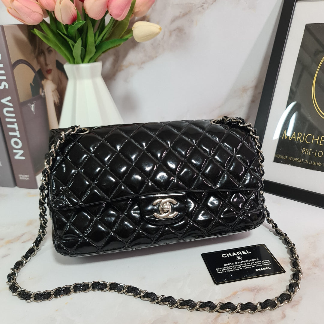 CHANEL Double Flap Medium Patent Leather - Marichelle's Empire 