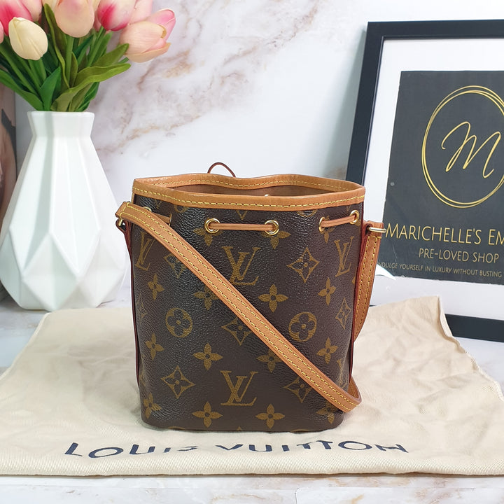 L O U I S V U I T T O N Monogram Noe Nano - Marichelle's Empire 