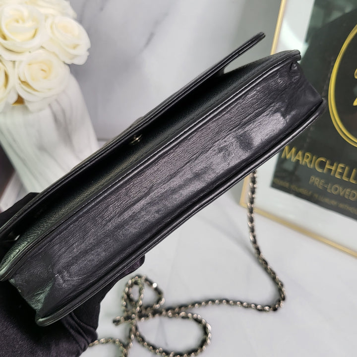 C H A N E L Caviar Timeless Wallet On Chain - Marichelle's Empire 