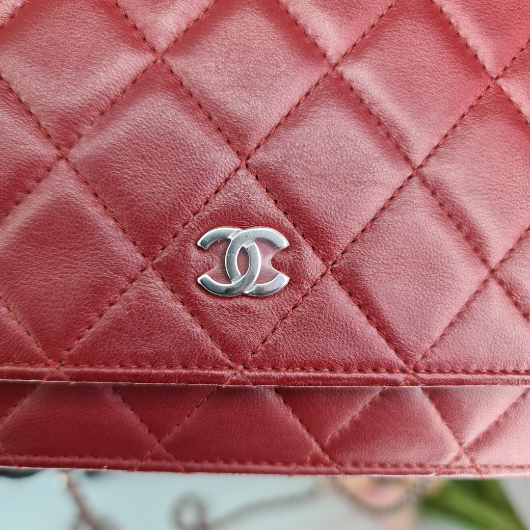 CHANEL Lambskin Wallet on Chain ( WOC ) - Marichelle's Empire 