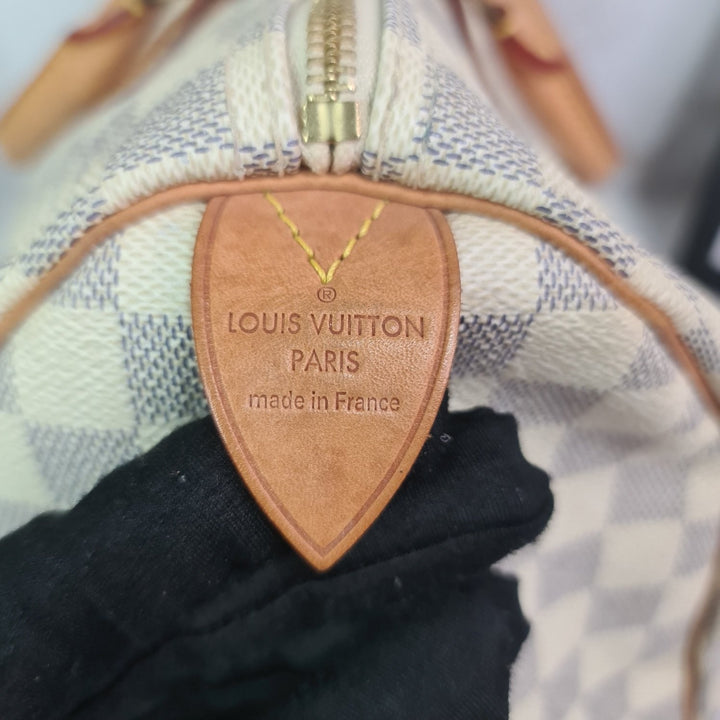 LOUISVUITTON Damier Azur Speedy 35 - Marichelle's Empire 