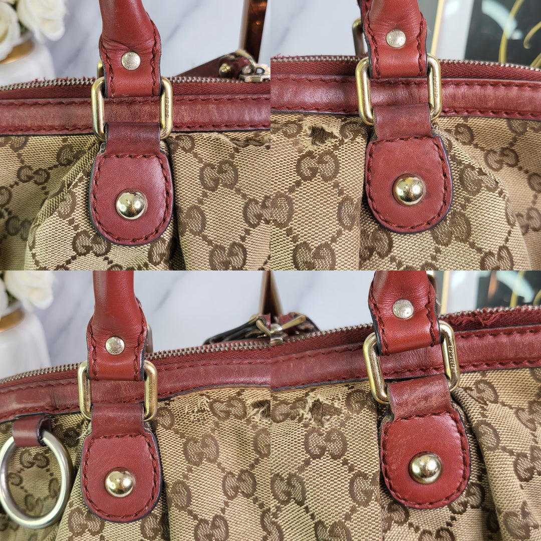 Gucci Canvas Medium Sukey Tote Bag