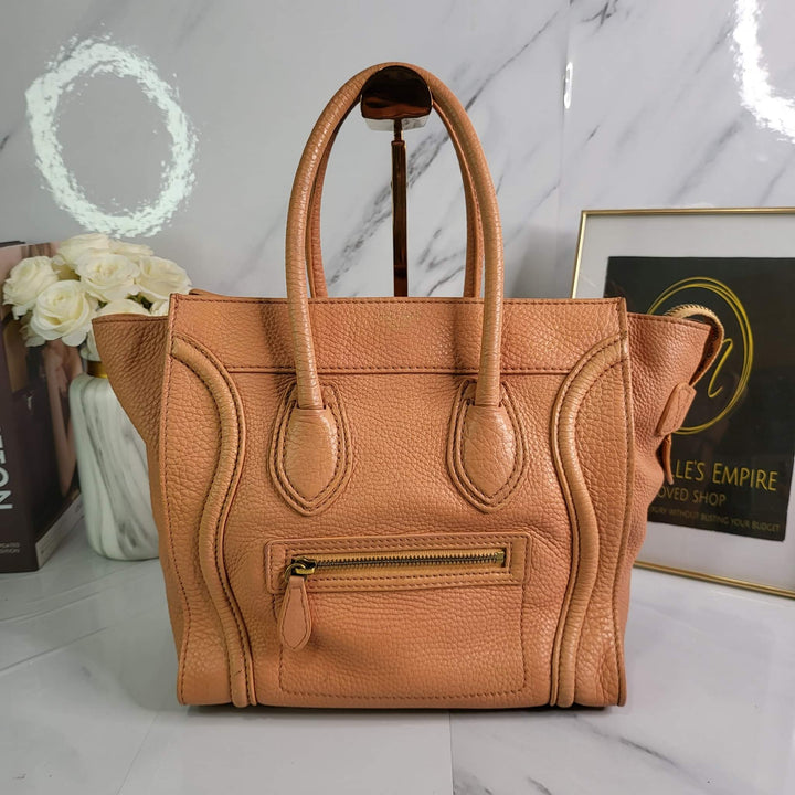 Celine Grained Luggage  Tote Bag - Marichelle's Empire 