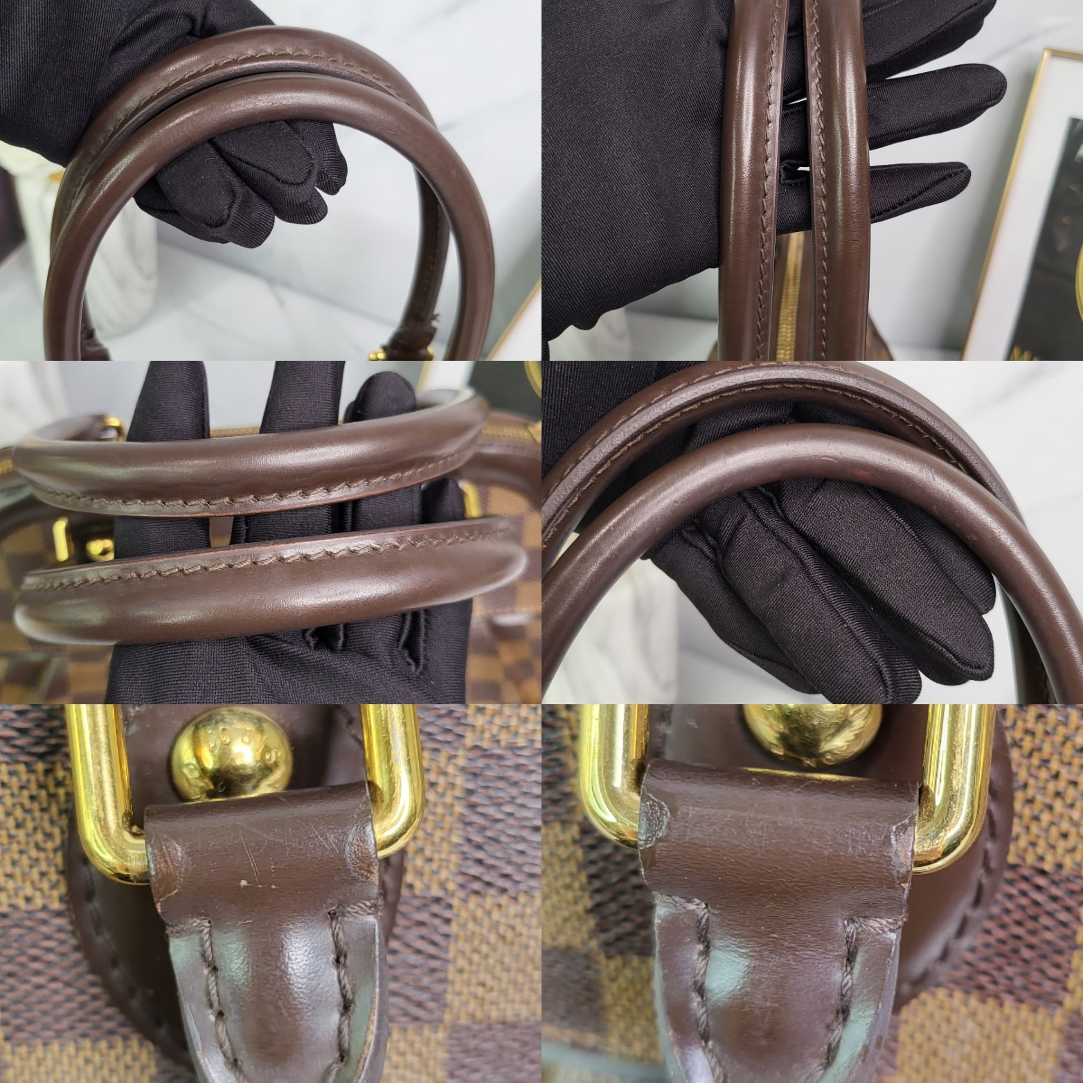 LOUIS VUITTON Damier Ebene Trevi PM 23247