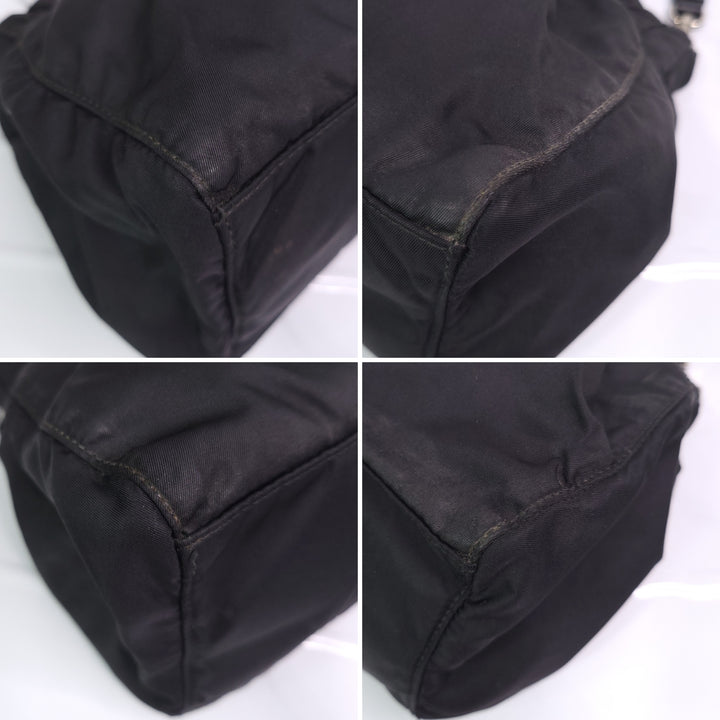 Prada Tessuto Nylon Bow Shoulder Bag