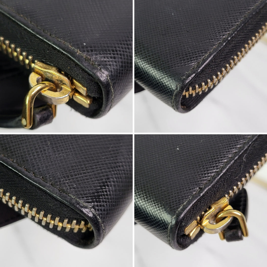 Prada Saffiano Zippy Wallet