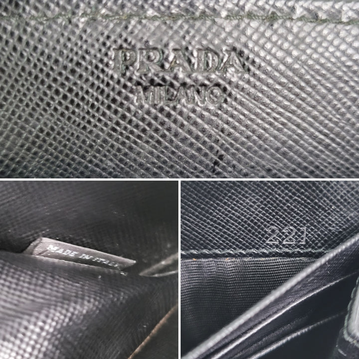 Prada Saffiano Zippy Wallet