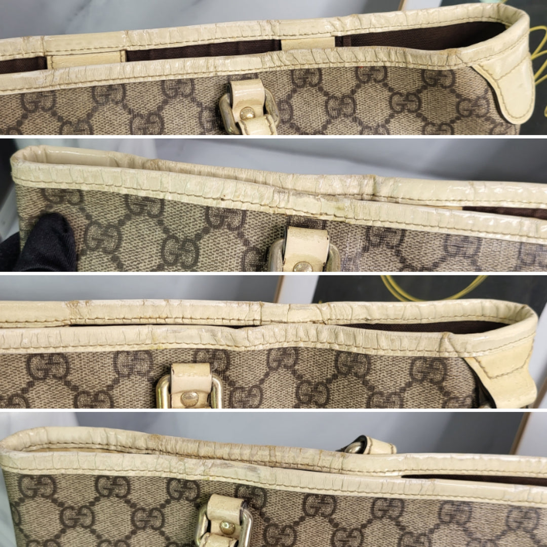 Gucci Supreme PVC Canvas Joy Tote Bag